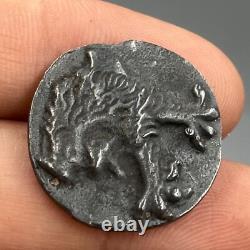 Ancienne pièce grecque Athéna en argent massif tétradrachme Circa 449-413 BC