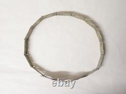 Ancienne rare Ceinture de mariage en argent massif Asie Islam Tribal XIXe siècle