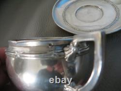 Ancienne tasse en argent massif orfèvre Bardiés Gaston 126 gr fin XIX début XX
