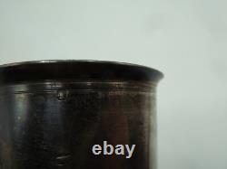 Ancienne timbale en argent massif minerve