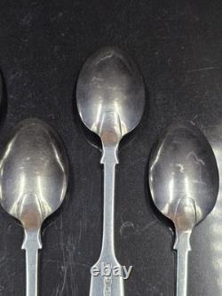 Anciennes Petites Cuillères En Argent Massif William Gallimore & Sons