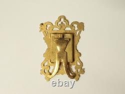 Anciens deux Cadres miniatures argent massif et cuivre doré XXème siècle