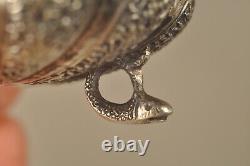 Antique Persian Silver Bowl Coupe Ancien Argent Massif