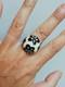Bague Ancienne En Argent Massif Silver Ring 925 Una Storia