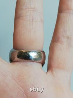 BAGUE ANCIENNE en argent Massif Silver Ring 925 UNA STORIA