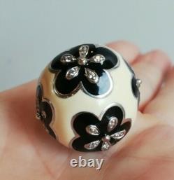 BAGUE ANCIENNE en argent Massif Silver Ring 925 UNA STORIA