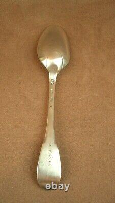 BELLE CUILLERE ANCIENNE EN ARGENT MASSIF FERMIERS GENERAUX XVIIIe BEAUX POINCONS