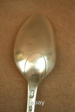 BELLE CUILLERE ANCIENNE EN ARGENT MASSIF FERMIERS GENERAUX XVIIIe BEAUX POINCONS