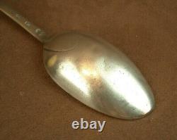 BELLE CUILLERE ANCIENNE EN ARGENT MASSIF FERMIERS GENERAUX XVIIIe BEAUX POINCONS