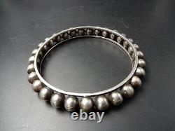 BEL ANCIEN BRACELET BASQUE EN ARGENT MASSIF 1940 H. TEGUY poinçons