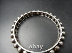 BEL ANCIEN BRACELET BASQUE EN ARGENT MASSIF 1940 H. TEGUY poinçons