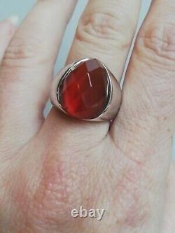 Bague Ancienne Argent Massif Silver 925 Jonc créateur Art Nouveau Déco