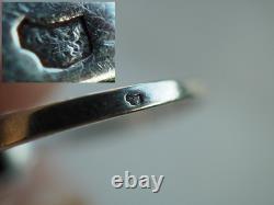Bague Ancienne Art Deco Argent Massif Antique Silver Ring T56
