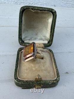 Bague Ancienne Or 18k Argent Massif