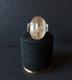 Bague Argent Massif Et Pierre Quartz Rutile &agrave; Inclusions Bijou Ancien 1960-1970
