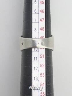 Bague Chevalière ancienne en Argent Massif Epoque XIXe