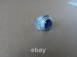 Bague ancienne d'école Argent massif poinçons 925
