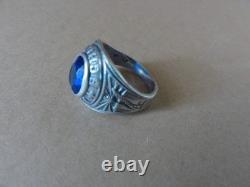 Bague ancienne d'école Argent massif poinçons 925