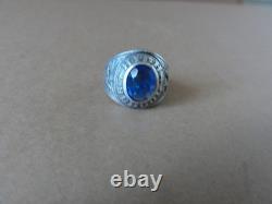 Bague ancienne d'école Argent massif poinçons 925