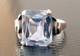 Bague Ancienne En Argent Massif Et Aigue Marine Tour De Doigt 55