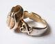 Bague Ancienne En Argent Massif Et Citrine Silver Ring Bijou Ancien