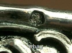 Bel Important Bracelet Manchette Ancien Berbere En Argent Massif Forme Ceinture
