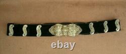 Belle Ceinture Berbere Ancienne En Argent Massif