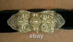 Belle Ceinture Berbere Ancienne En Argent Massif