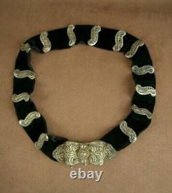 Belle Ceinture Berbere Ancienne En Argent Massif