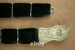 Belle Ceinture Berbere Ancienne En Argent Massif