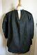 Blouse De Maquignon Ancienne/biaude/blaude En Lin Noir/ Boucle Col Argent Massif