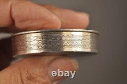 Boite A Mouches Ancien Argent Massif Emaille Antique Enameled Silver Patch Box