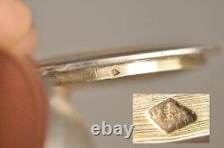 Boite A Mouches Ancien Argent Massif Emaille Antique Enameled Silver Patch Box