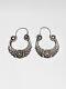 Boucles D'oreilles Dormeuses Anciennes En Argent Massif