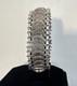 Bracelet Ancien Argent Massif Filigrane Manchette Ref J91