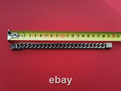 Bracelet, Ancienne gourmette en argent massif