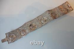 Bracelet En Argent, Argent 900, Beau Bracelet Ancien Massif, Fait Main