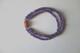 Bracelet Ancien En Am&eacute;thyste, Corail Et Argent