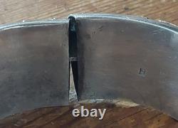 Bracelet argent massif Ancien Art Déco 1920/30