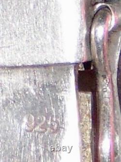 Bracelet pour Homme Ancien en Argent Massif (poinçon 925) 75 gr