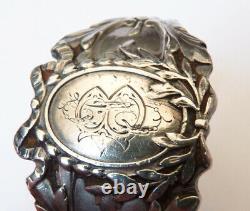 Bracelet rigide en argent massif ART NOUVEAU vers 1900 silver bijou ancien