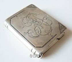 Briquet à essence ancien en argent massif silver lighter