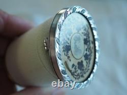 Broche Ancienne Argent Massif Miniature Cheveux Bijou De Sentiment Antique Brooc