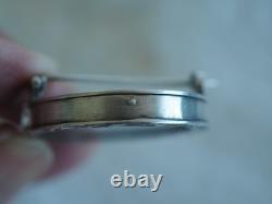 Broche Ancienne Argent Massif Miniature Cheveux Bijou De Sentiment Antique Brooc