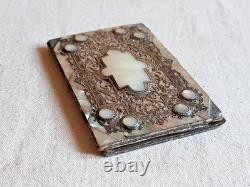 Carnet De Bal Ancien Nacre Argent Massif XIX Eme Napoleon III