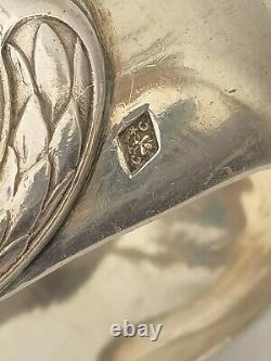 Christofle Cc Ancienne pince à sucre argent massif antique solid silver 92 Gr