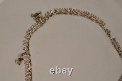 Collier Ethnique Ancien Argent Massif Antique Solid Silver Ethnic Necklace