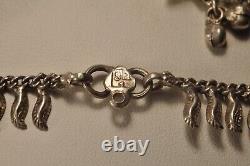 Collier Ethnique Ancien Argent Massif Antique Solid Silver Ethnic Necklace