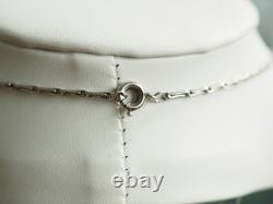 Collier Neglige Ancien Argent Massif Perles Antique Silver Pearl Necklace