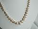 Collier Perles De Culture Ancien Fermoir Argent Massif Cultured Pearl Necklace